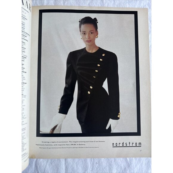 HARPER'S BAZAAR  AUGUST 1988 - Jacqueline Bisset, Liza Minelli - Picture 6 of 6